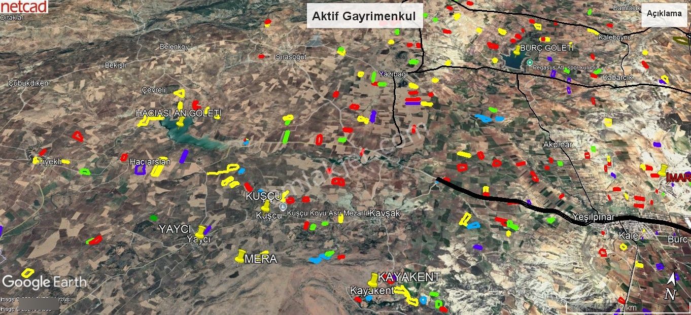 Aktif'den Mükemmel Manzaraya Sahip Satılık Bakımlı Arazi. - Görsel 11