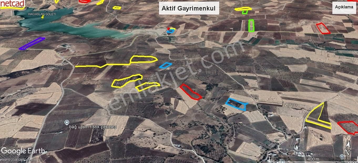 Aktif'den Mükemmel Manzaraya Sahip Satılık Bakımlı Arazi. - Görsel 19