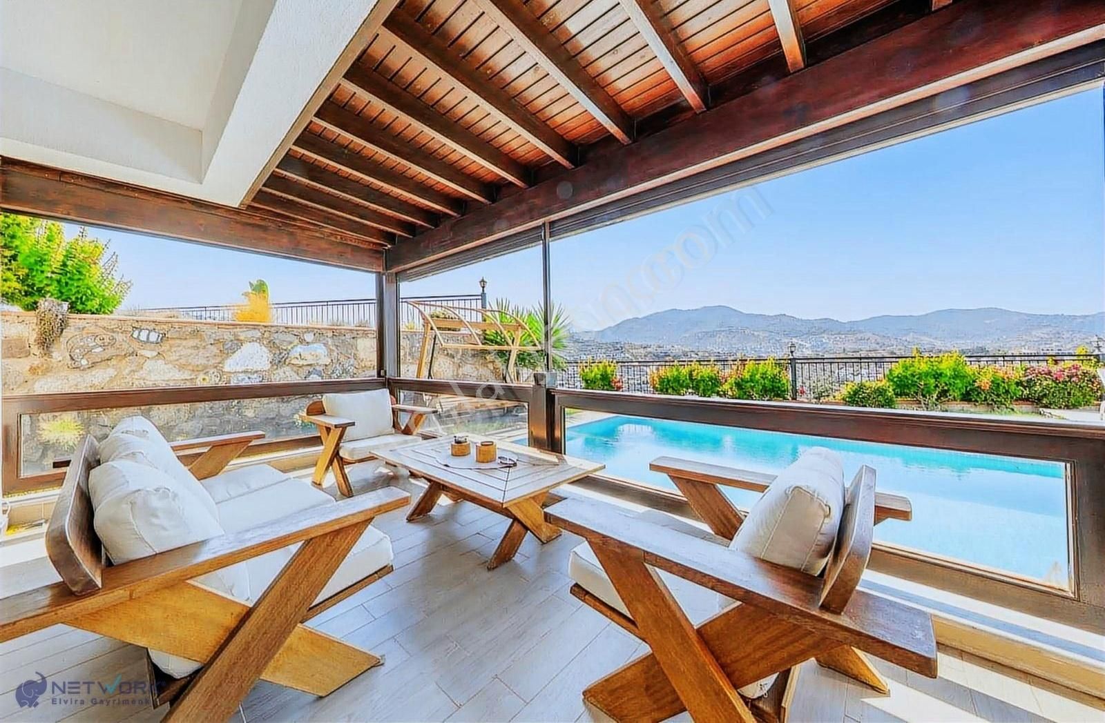 Yalıkavak Dirmil'de Özel Havuzlu Deniz Manzaralı Müstakil Villa