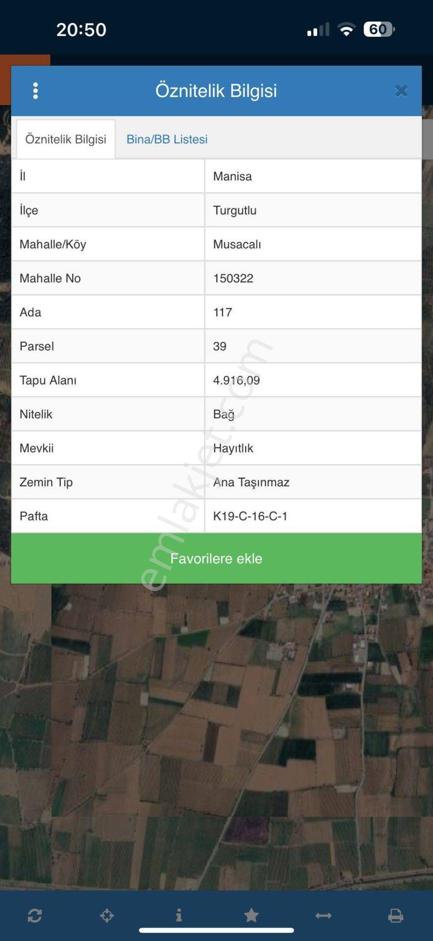 Turgutlu Satılık Musulcalı Köyünde 4950m2 Yetişkin Bağ Tek Tapu - Görsel 3