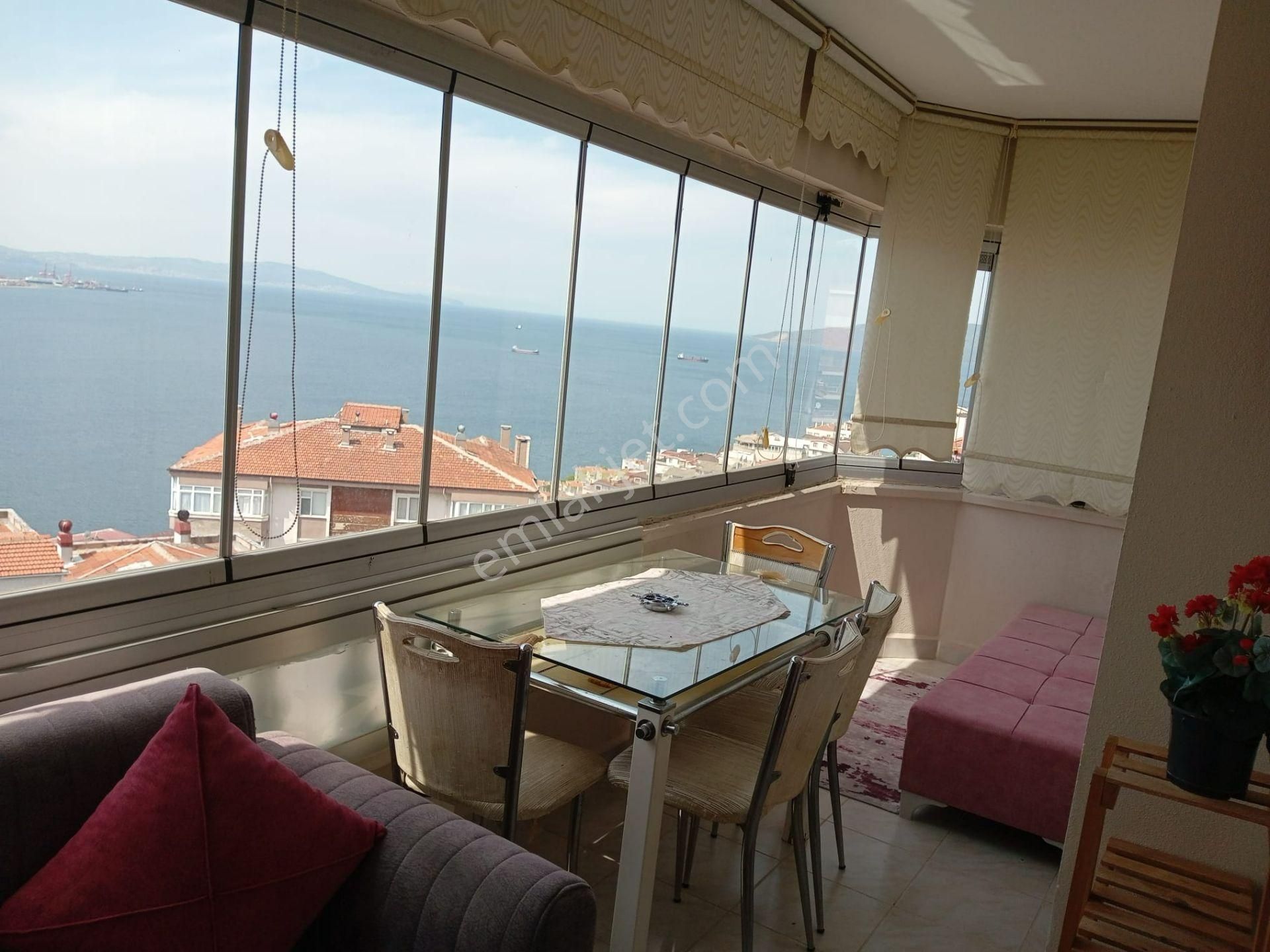 Manastırda Full Deniz Manzaralı Eşyalı Kiralık Daire