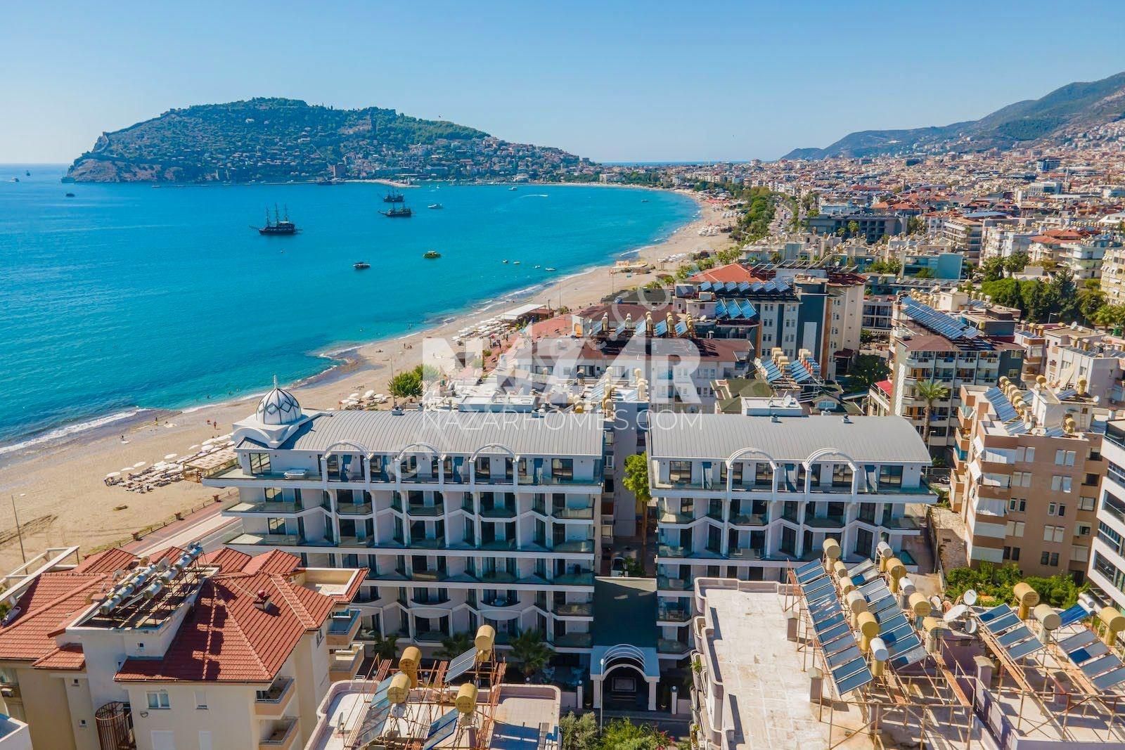 Alanya Cumhuriyet’te Kiralık 2+1 Denize Sıfır Daire
