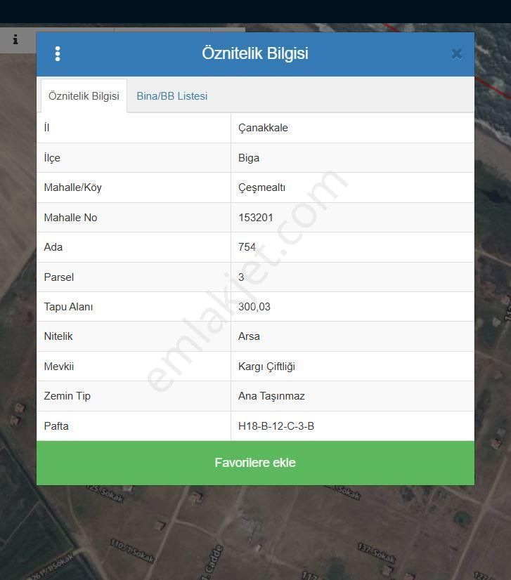Çanakkale Biga Çeşmealtında Mükemmel Konumda Satılık 300 M2 Arsa - Görsel 5