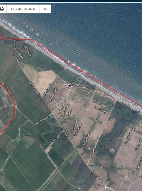 Çanakkale Biga Çeşmealtında Mükemmel Konumda Satılık 300 M2 Arsa - Görsel 4
