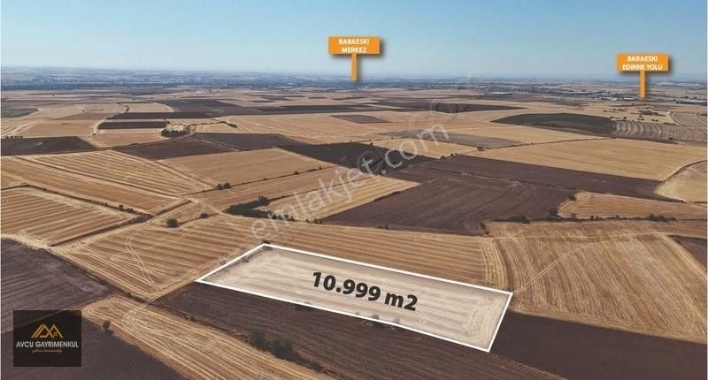 Babaeski Cumhuriyet Mahallesinde Satılık 11.000 M2 Tarla