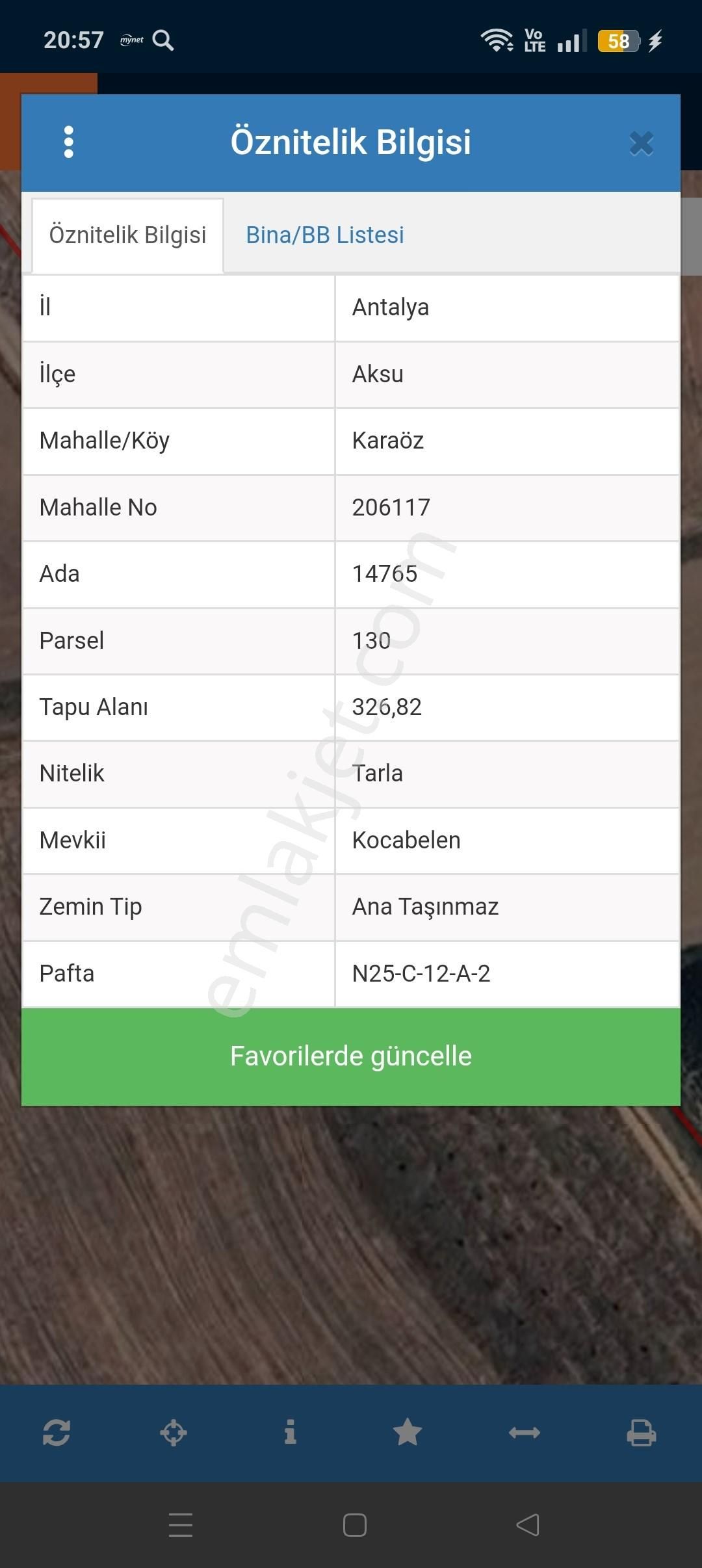 Aksu Karaöz’de Kupon Tarla! – 326 M² Doğa İçinde Yatırım Fırsatı