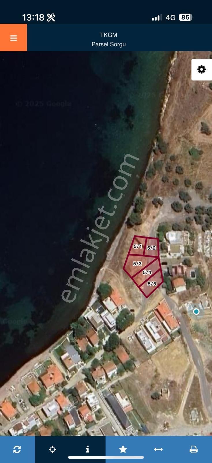 Yenifoçada Denize Sıfır Satılık Arsalar