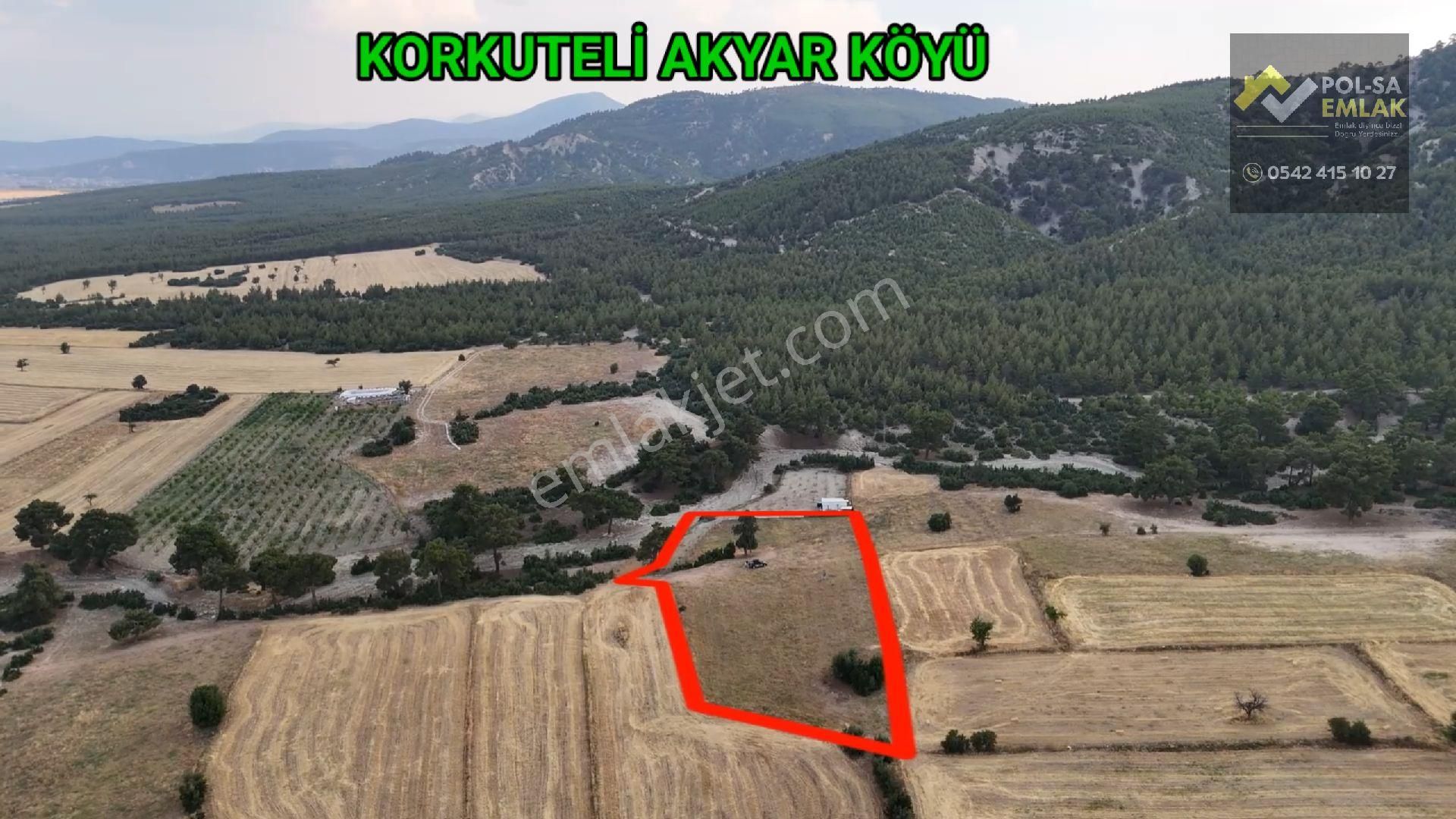 ✅korkuteli✅akyar Köyü✅satılık 4.042m2 Tarla - Görsel 7