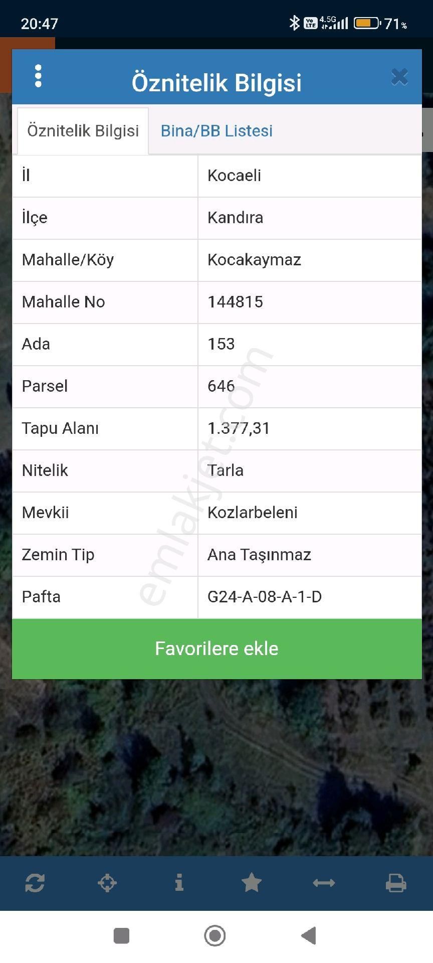 Kandıra Kocakaymazda Yatırımlık Tarla - Görsel 2