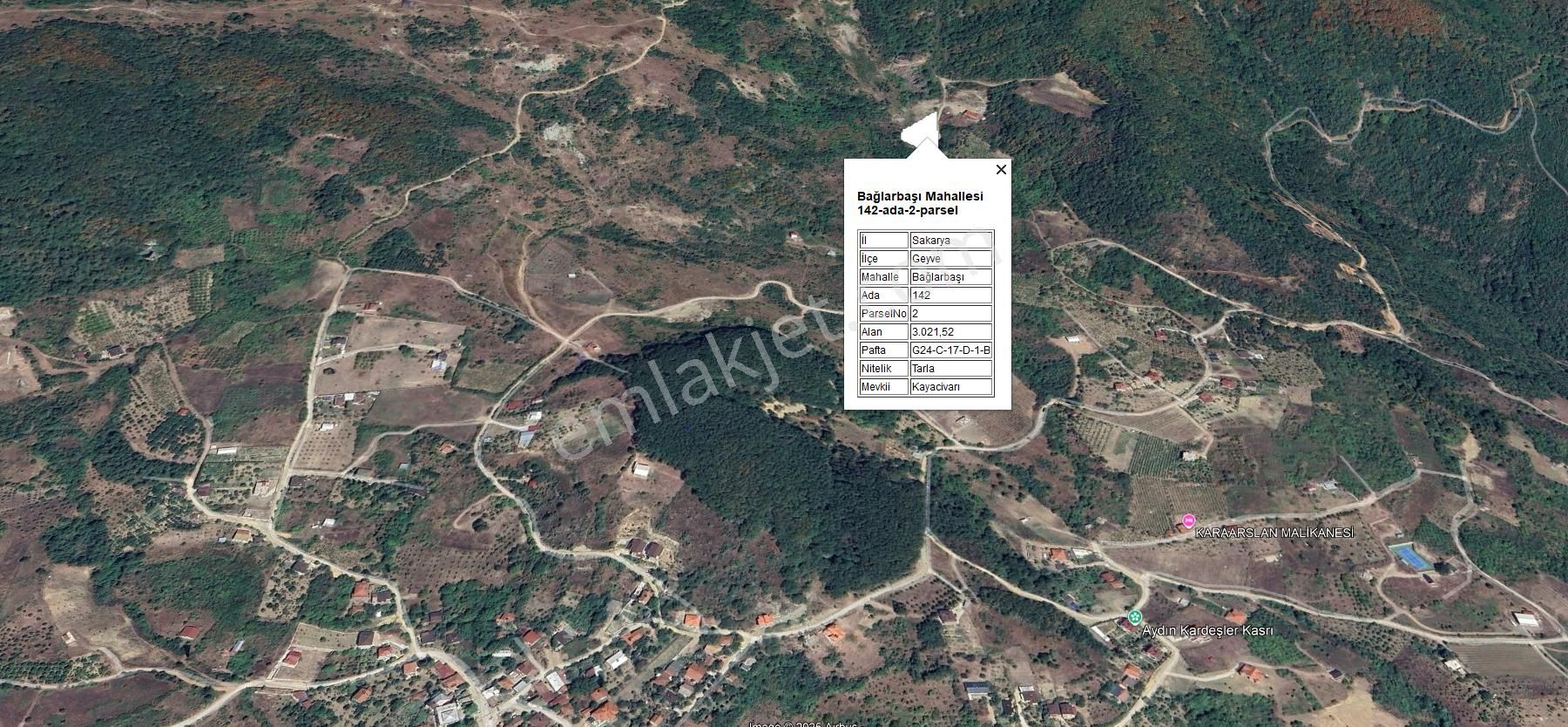 Remax Mavi Erol Çekcan Dan Geyve Bağlarbaşında Satılık Arazi. - Görsel 16