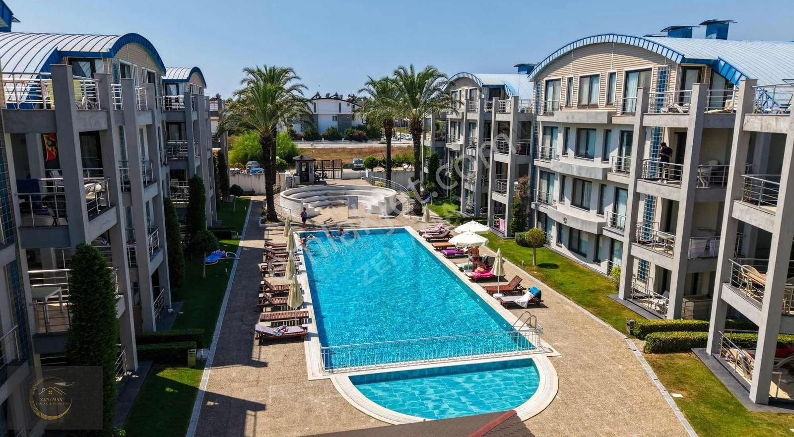 Manavgat Side'de Site İçinde 2+1 Dubleks Daire Havuz Sauna Hamam