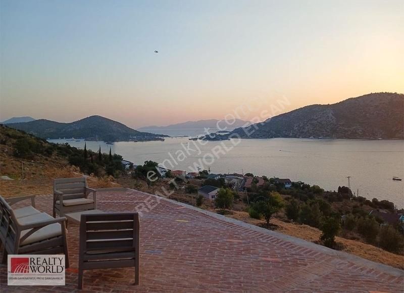 Marmaris Bozburun Adatepe Mevkisinde Satılık Kütük Ev Ve Arsa - Görsel 3