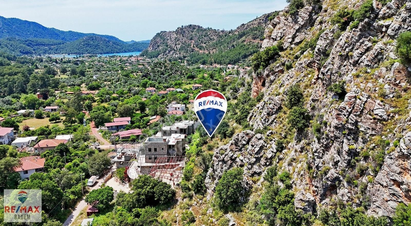 Marmaris Orhaniye Koyunda Deniz Manzaralı Satılık Tarla - Görsel 11