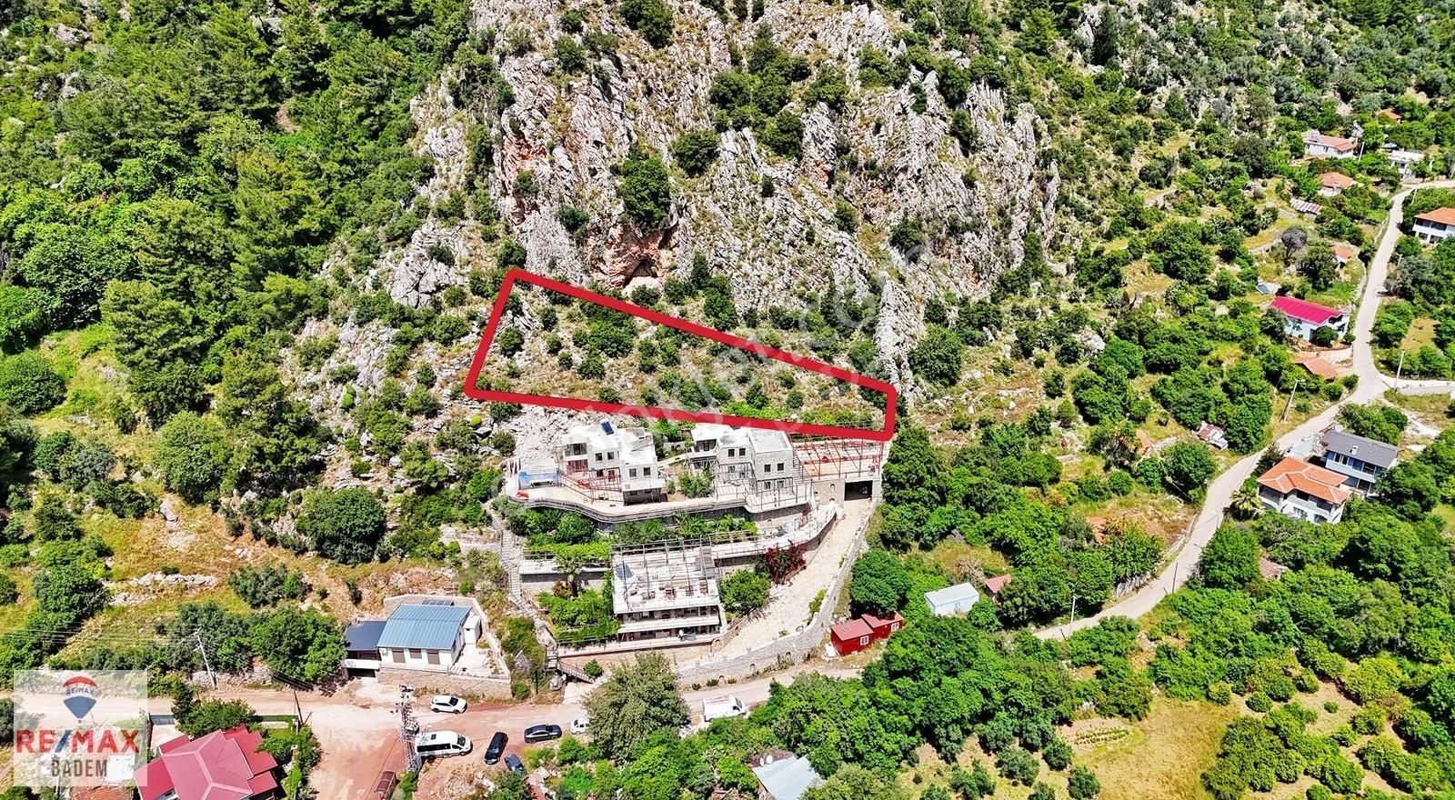 Marmaris Orhaniye Koyunda Deniz Manzaralı Satılık Tarla - Görsel 15