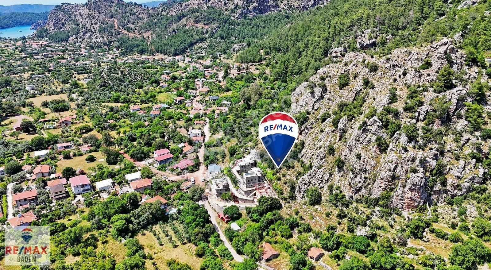 Marmaris Orhaniye Koyunda Deniz Manzaralı Satılık Tarla - Görsel 4