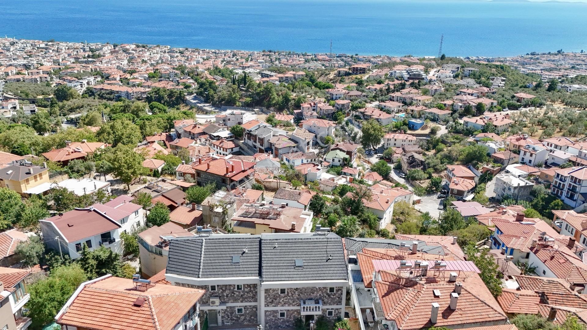 Altınoluk'ta Ful Deniz Manzaralı Özel Havuzlu Villa - Görsel 4