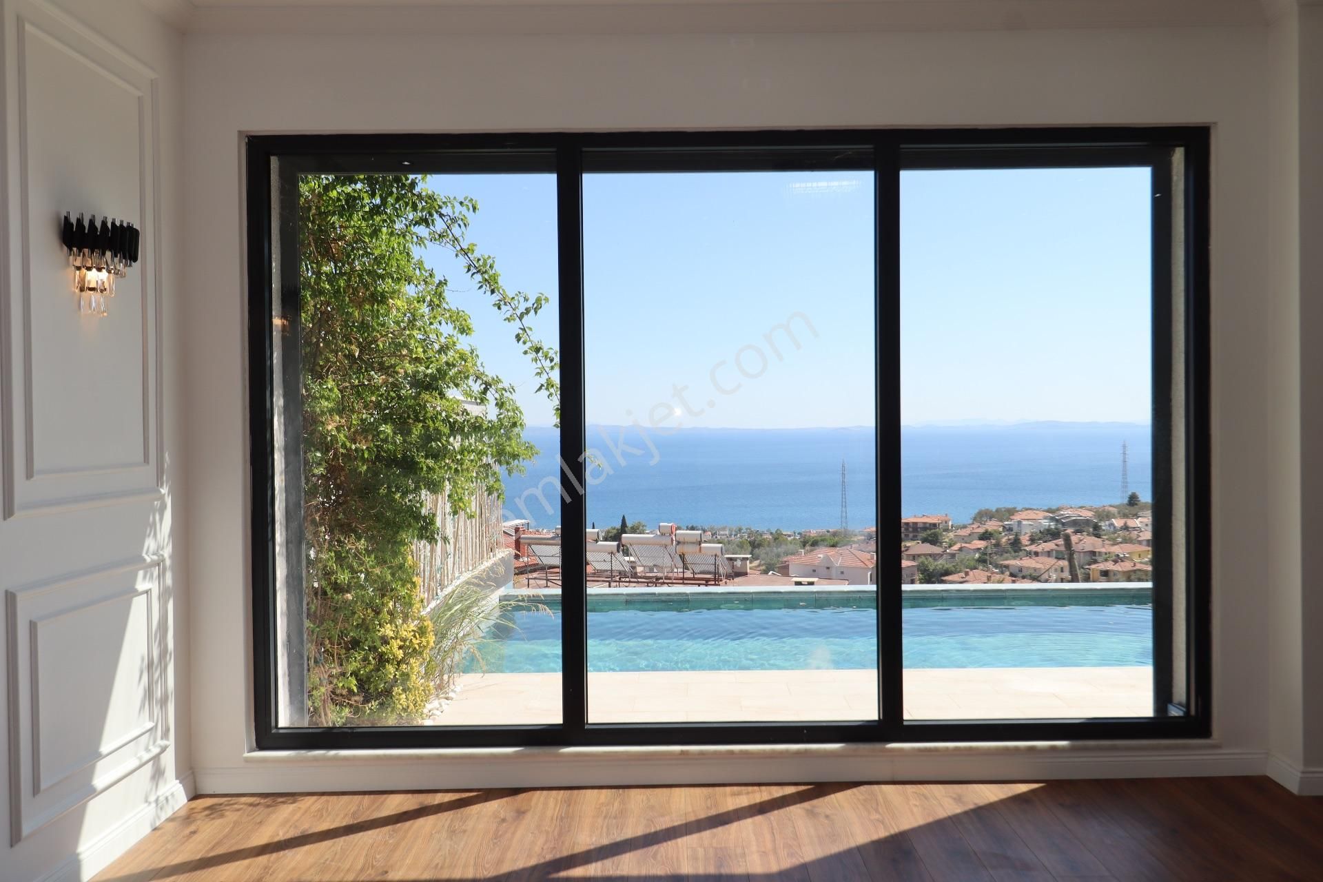 Altınoluk'ta Ful Deniz Manzaralı Özel Havuzlu Villa - Görsel 22