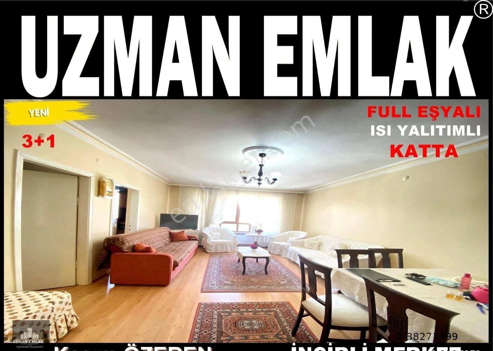 Uzman Emlak'dan Cadde Yakını Katta Isı Yalıtımlı Full Eşyalı 3+1 Daire