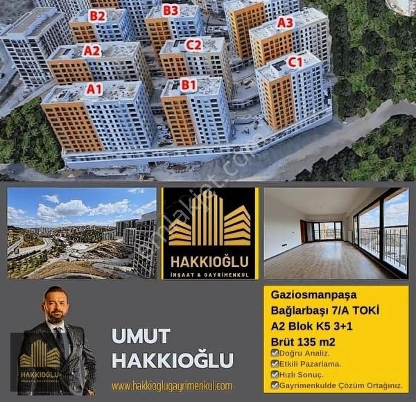 Hakkıoğlu / Toki 7a Vadi Evleri A2 K5 3+1 E.banyo