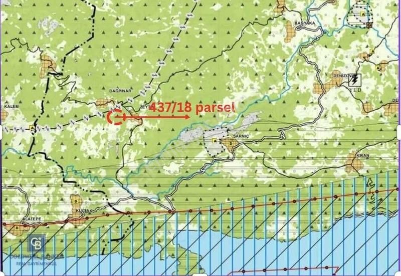 Muğla Menteşede Bağ Evi Yapımına Uygun 10.172 M² Tarla!