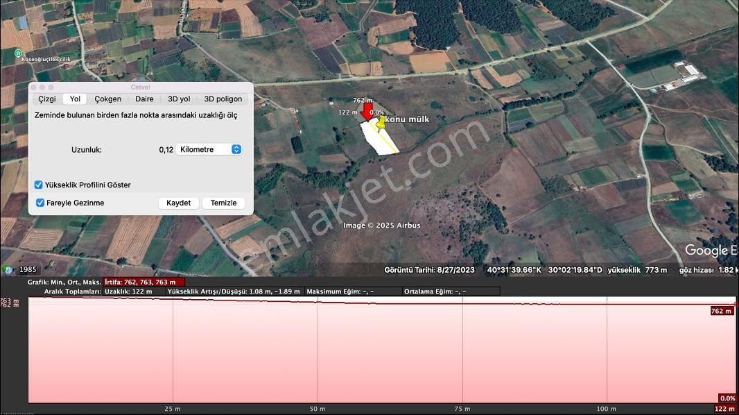 Pamukova Hüseyinli Mahallesinde Müstakil Tapulu Tarla - Görsel 7