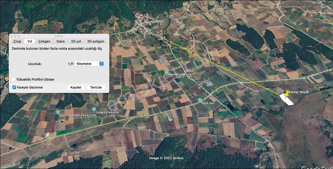 Pamukova Hüseyinli Mahallesinde Müstakil Tapulu Tarla - Görsel 3