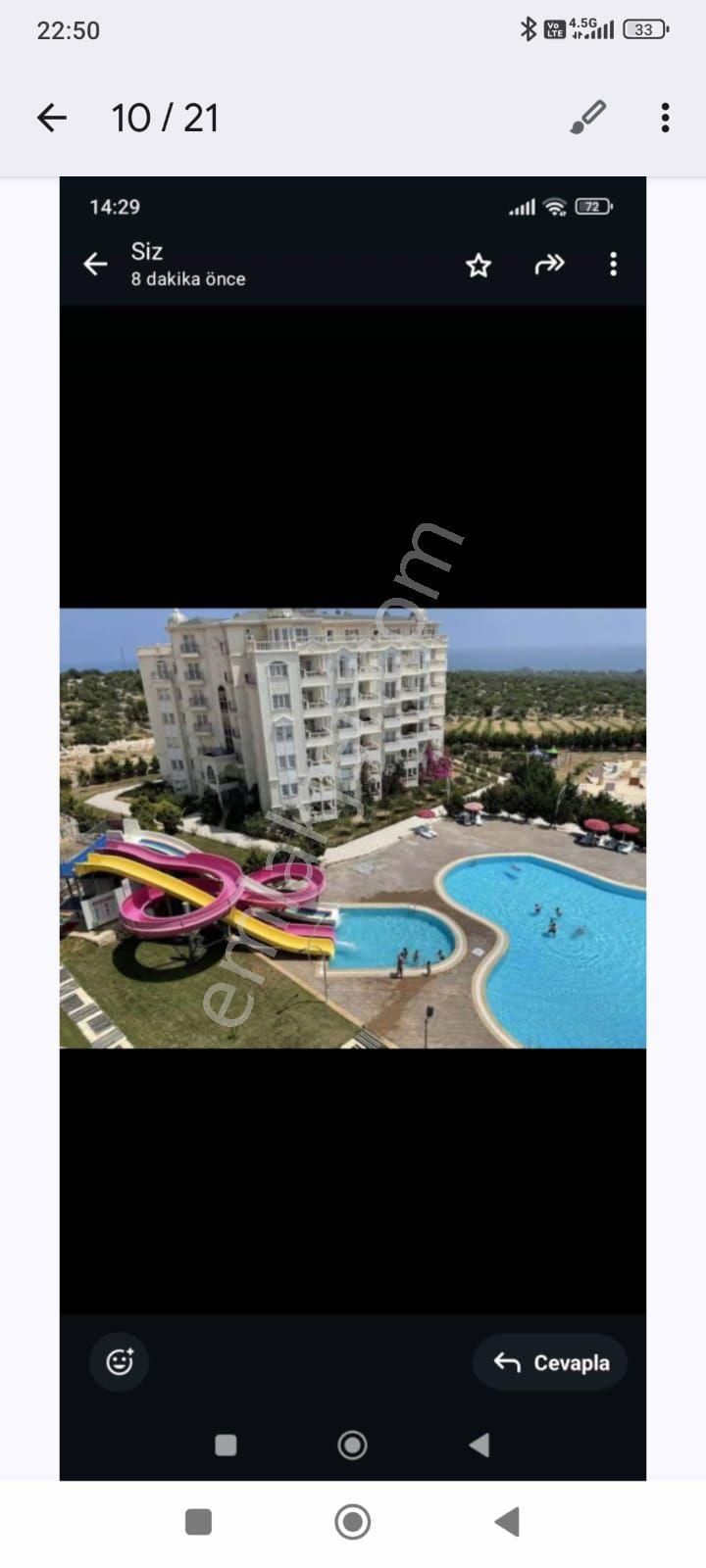 Sahibinden Watercastle Sutıs Otel Kız Kalesi 1+1 Satlık Devremülk 10-17 Temmuz Dublex