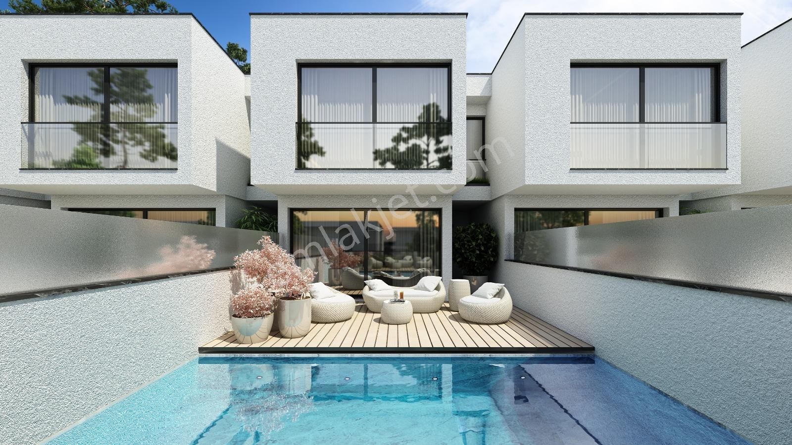 Kuşadası Karaova'da Full Deniz Manzaralı Satılık Lüks Villa