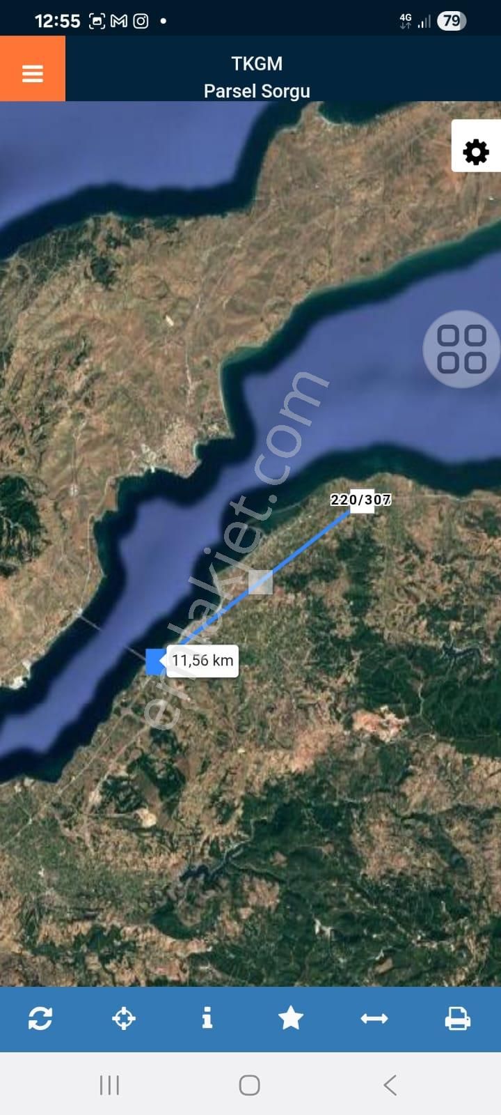Acil Satılık Arsa Çanakkale Labseki Çardak Mevkii De Deniz Manzaralı - Görsel 3