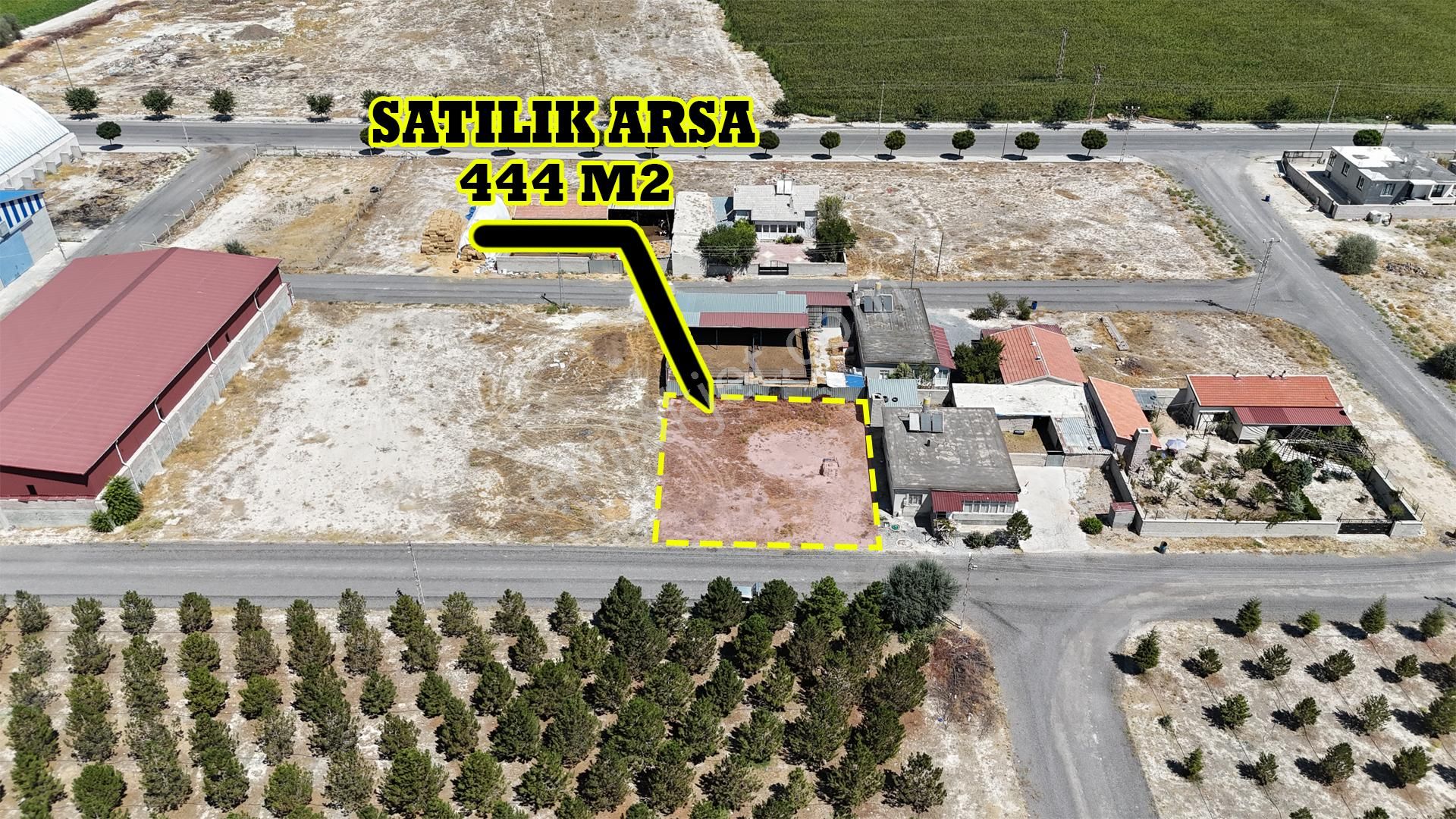 Karapınar Emlak'tan Cumhuriyet Mah. Satılık 444 M2 Arsa
