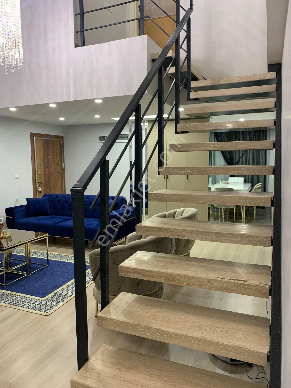 Güzeloba'da 3+1 Residance İçinde Lüks Eşyalı Satılık Dubleks - Görsel 23