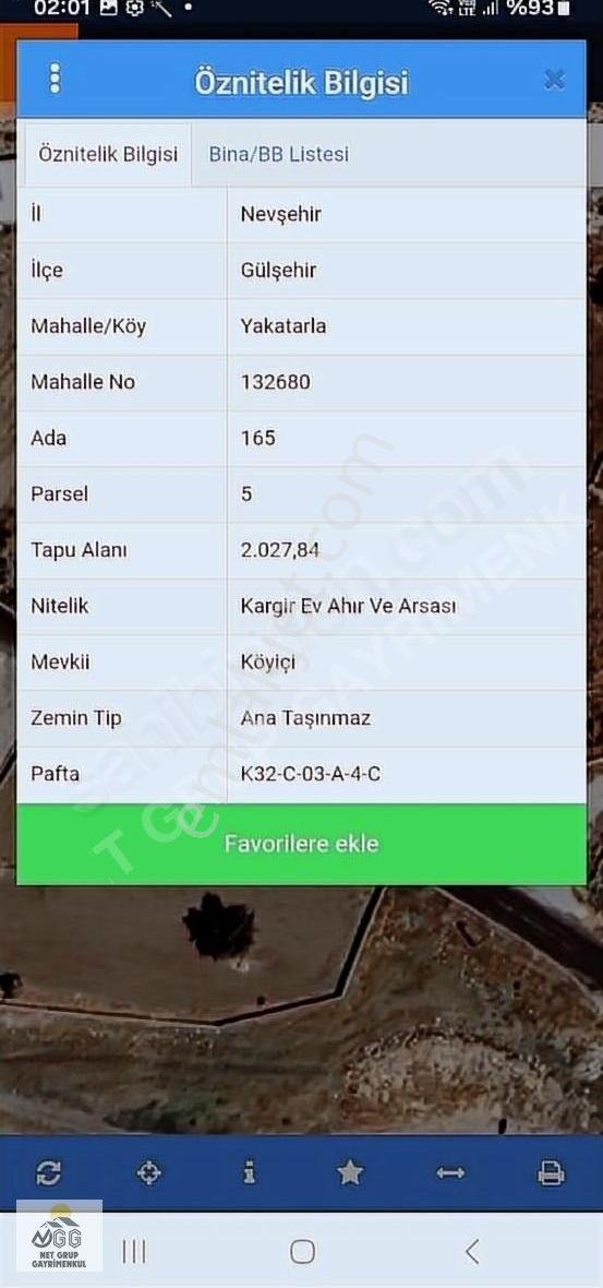 Net Group Nevşehir Gülşehir Yakatarla Köyü Kargir Ev Ve Arsası - Görsel 9
