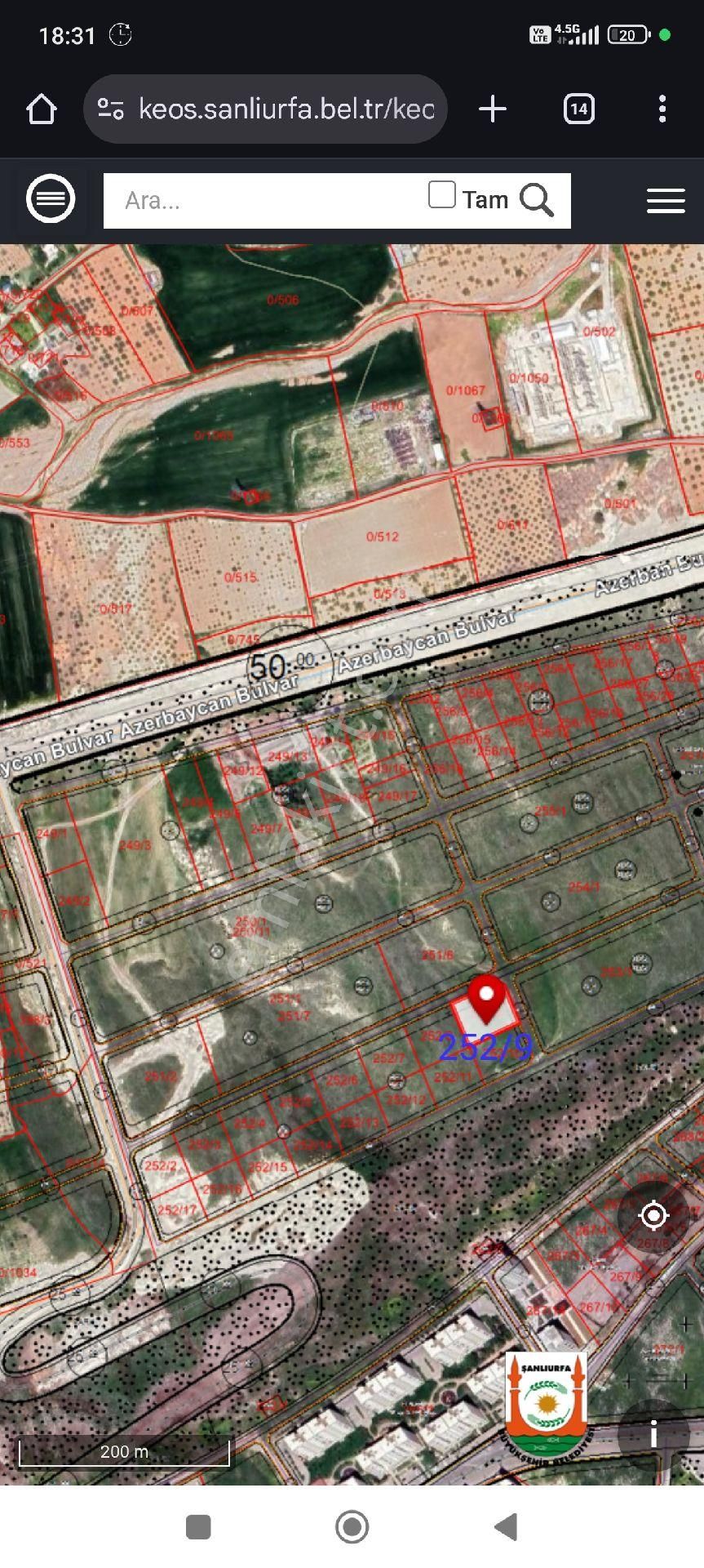 🇹🇷karaköprü 50 Metre Yolda Köşe Başı Kat İmarlı Parsel Satışta - Görsel 8