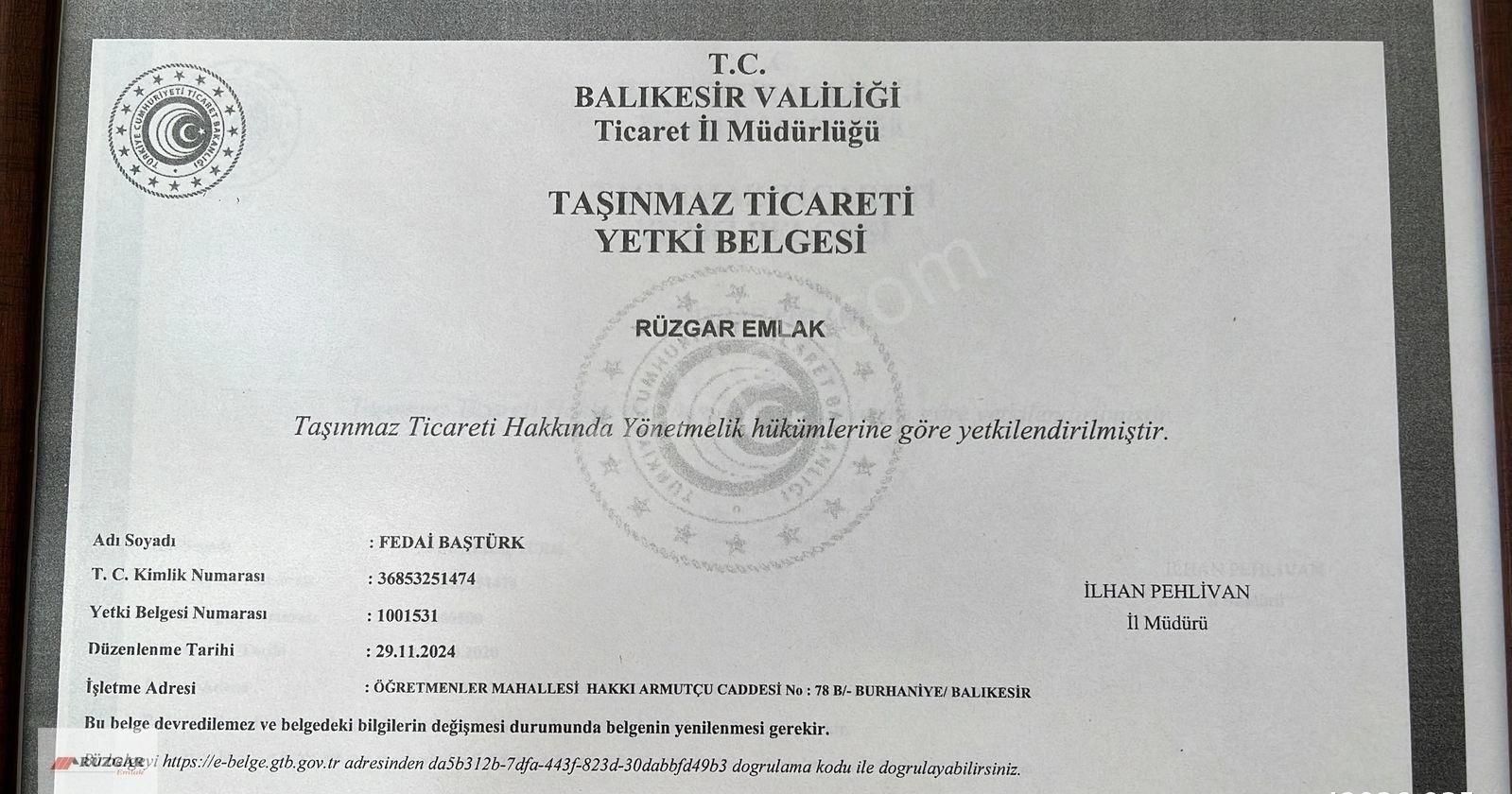 Burhaniye Pelitköyde Köye Yakın Yerleşim Olan Bölgede 316 M2 Zeytinlik