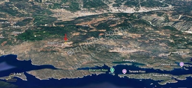 Kaş Sahilkılınçlı'da Tek Tapu 1.607 M2 Satılık Tarla - Görsel 2