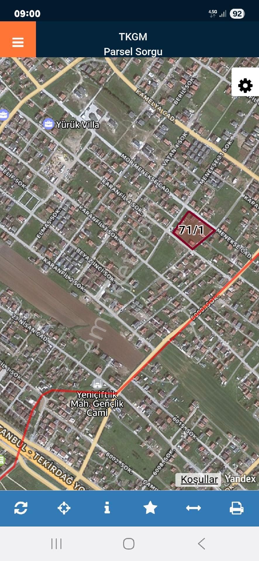 Yeniciftlik Ballı Cami Yakınında İmar Yolunda Arsa - Görsel 5