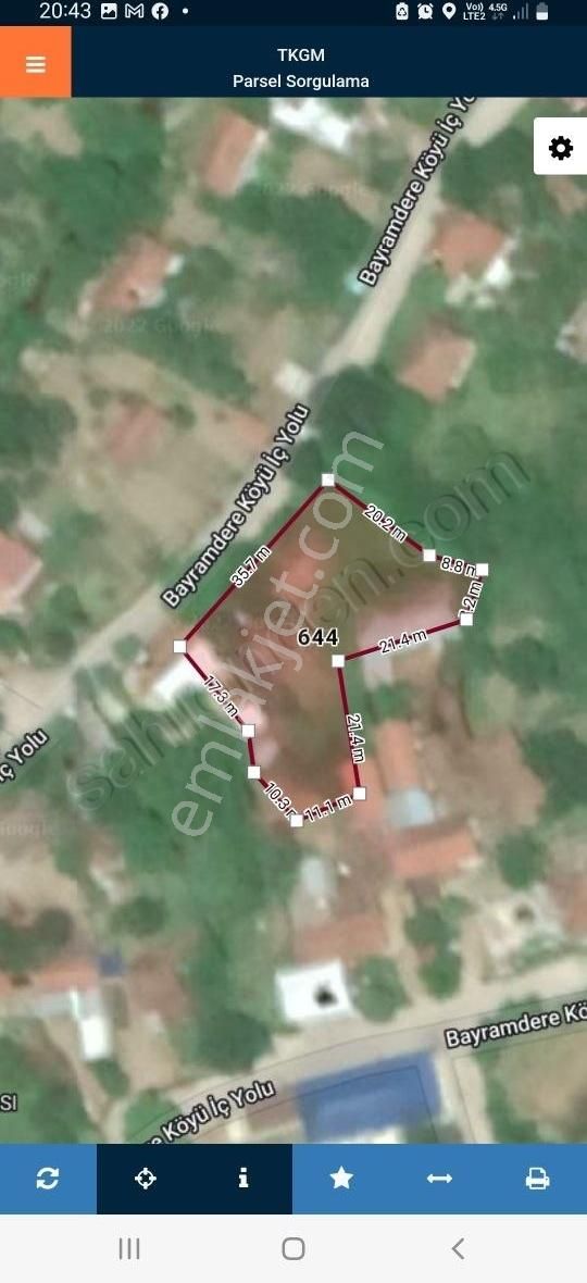 Karacabey Bayramdere Köyün'de Satılık 1200 M2 Arsa - Görsel 12