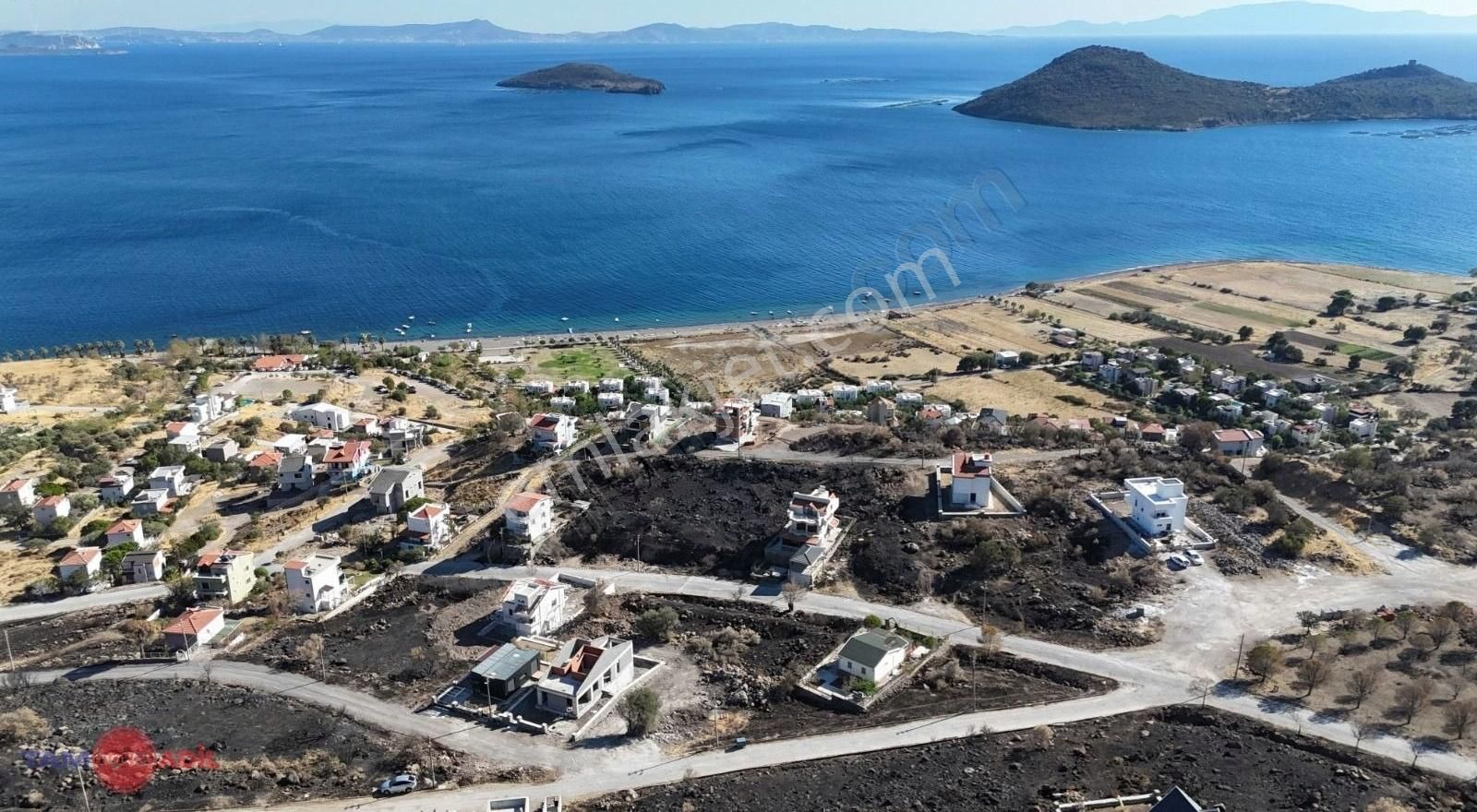 Çandarlı Bimeyko Deniz Ve Adalar Manzaralı Villa İmarlı Arsa - Görsel 7