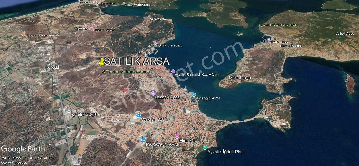 Ayvalık Merkeze Yakın Yatırımlık Satılık Arsa - Görsel 8