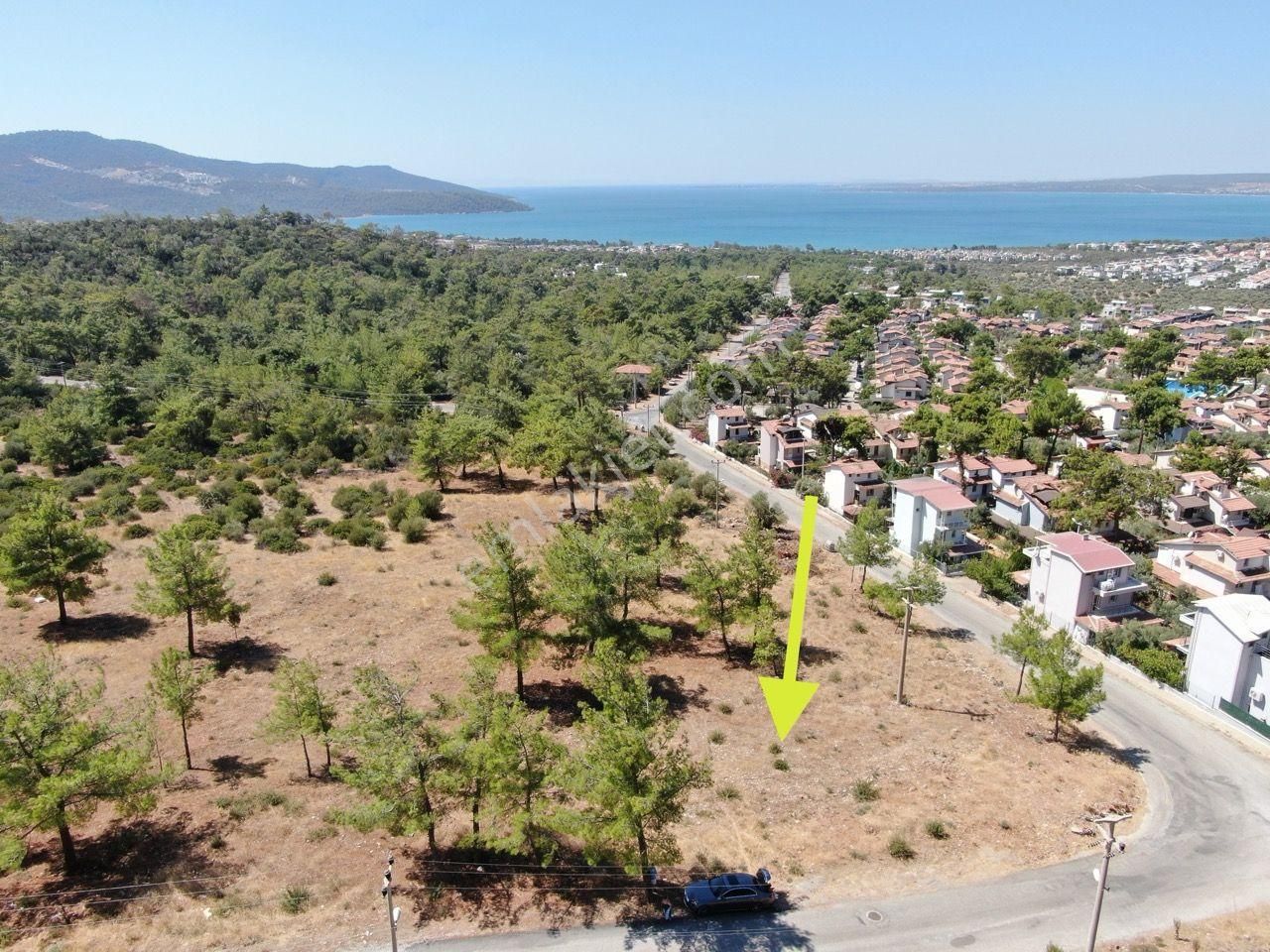 Akbük'te Deniz Manzaralı 500 M2 İmarlı Villa Arsası - Görsel 2
