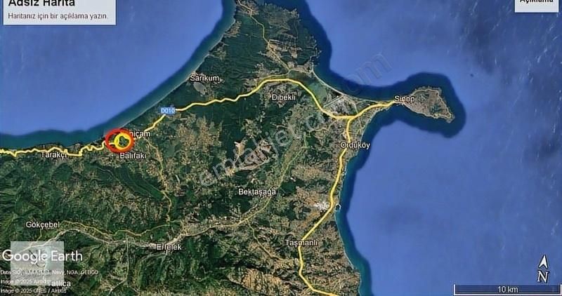 Sinop Ayancık Yoluna Sıfır İşyeri Arsası - Görsel 4