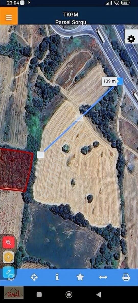 Cemal Emlak Bursa Kestel Kozluören 6030 M2 Ankara Asfalt 130 Met