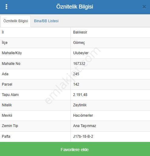 Cb King'den Balıkesir/gömeç Ulubeyler Mahallesi Satılık Zeytinlik - Görsel 2