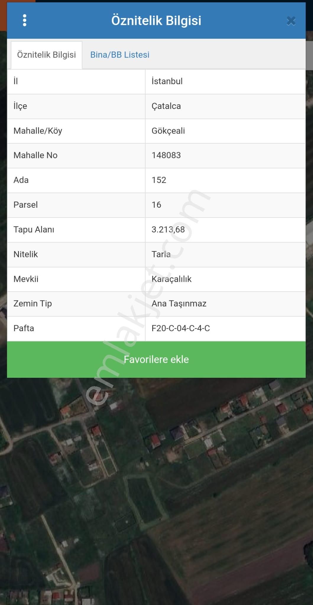 Golden Globy, İstanbul Çatalca'da Acil Satılık 3.213 M2 Müstakil Tapulu Tarla - Görsel 5