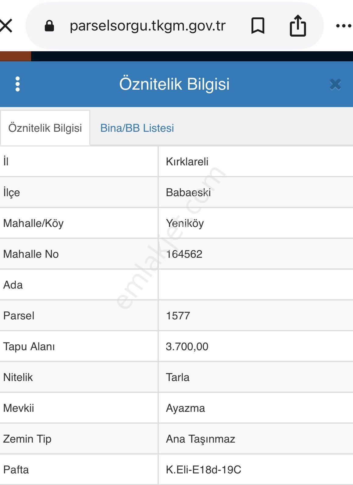 Acil Satılık Tek Tapu Tarla - Görsel 3
