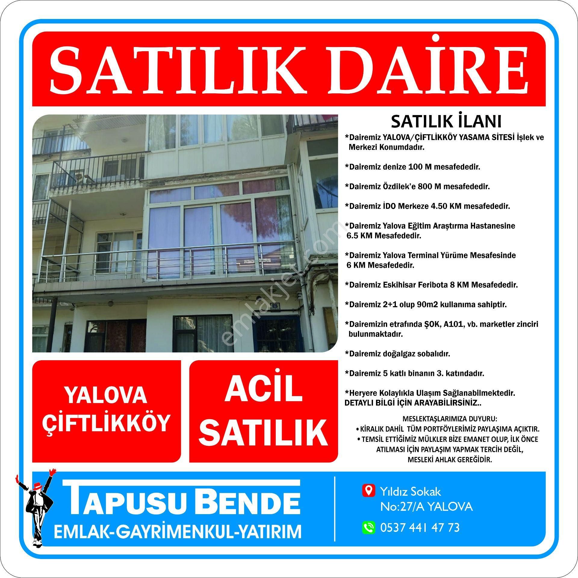Yalova Yasama Sitesinde Uygun Fiyata Daire