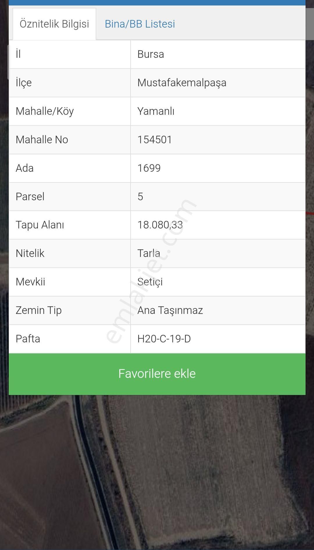 Bursa Mustafakemalpaşa Yamanlı Mahallesi'nde Satılık Tarla - Görsel 7