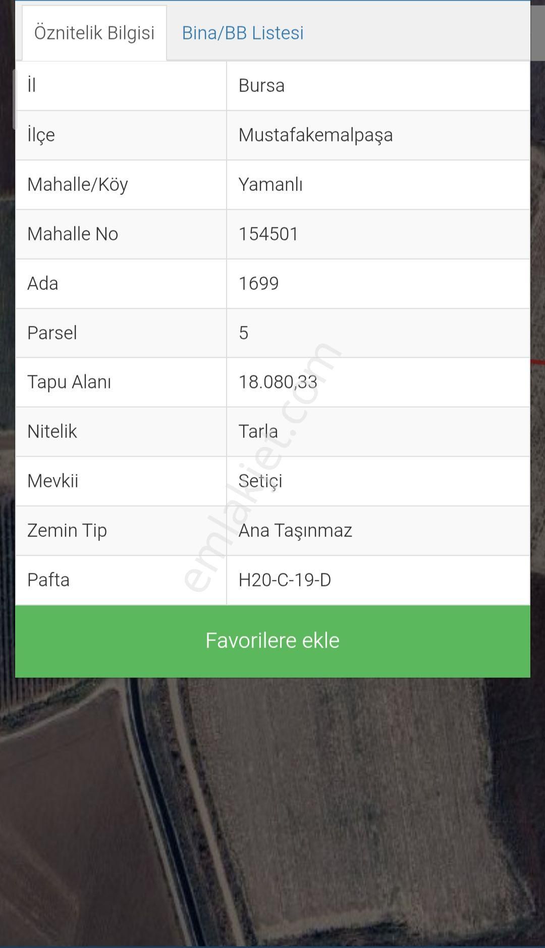 Bursa Mustafakemalpaşa Yamanlı Mahallesi'nde Satılık Tarla - Görsel 5