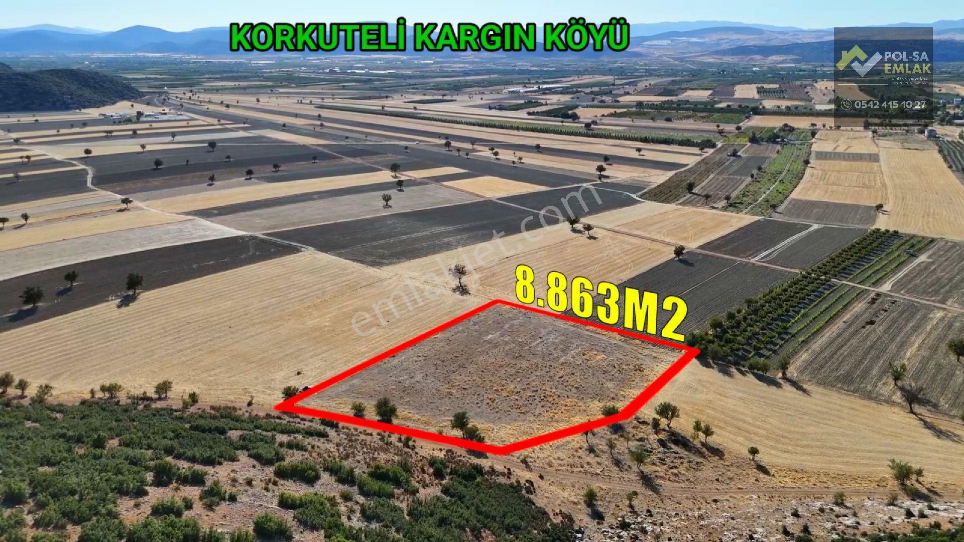 Korkuteli Kargın Köyü Satılık 8.863m2 Tarla - Görsel 2