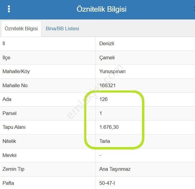 🦋lobby Fortis'ten Satılık Çameli Merkezde 1676 M² Yatırımlık Arazi🦋 - Görsel 9